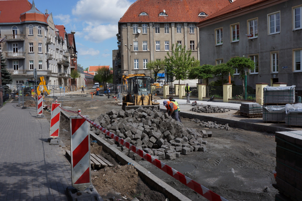 Remont ulicy Sienkiewicza w Grudziądzu