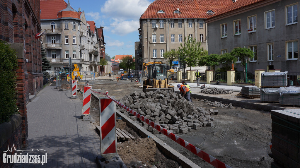 Remont ulicy Sienkiewicza w Grudziądzu