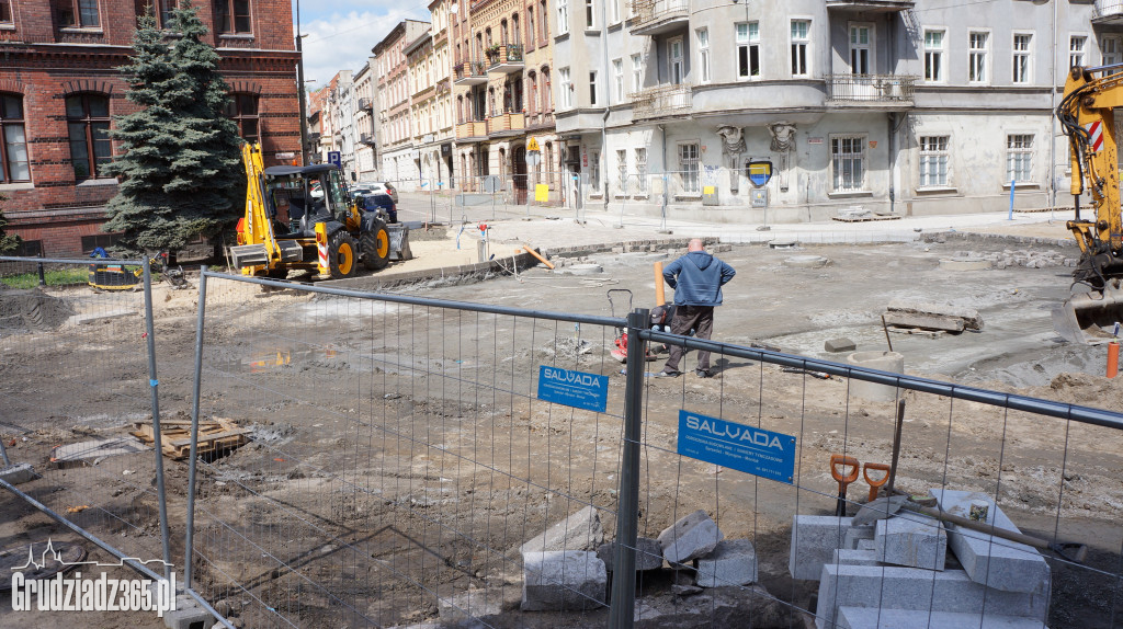 Remont ulicy Sienkiewicza w Grudziądzu