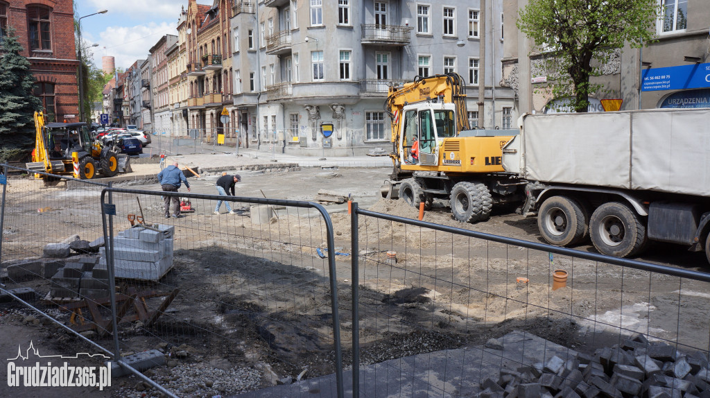 Remont ulicy Sienkiewicza w Grudziądzu
