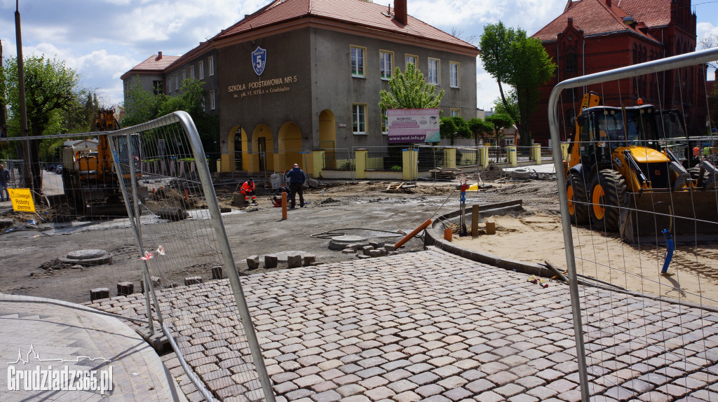 Remont ulicy Sienkiewicza w Grudziądzu