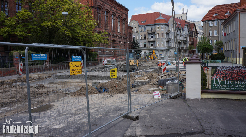 Remont ulicy Sienkiewicza w Grudziądzu