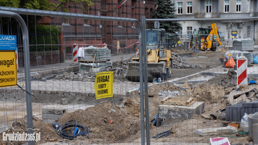 Remont ulicy Sienkiewicza w Grudziądzu