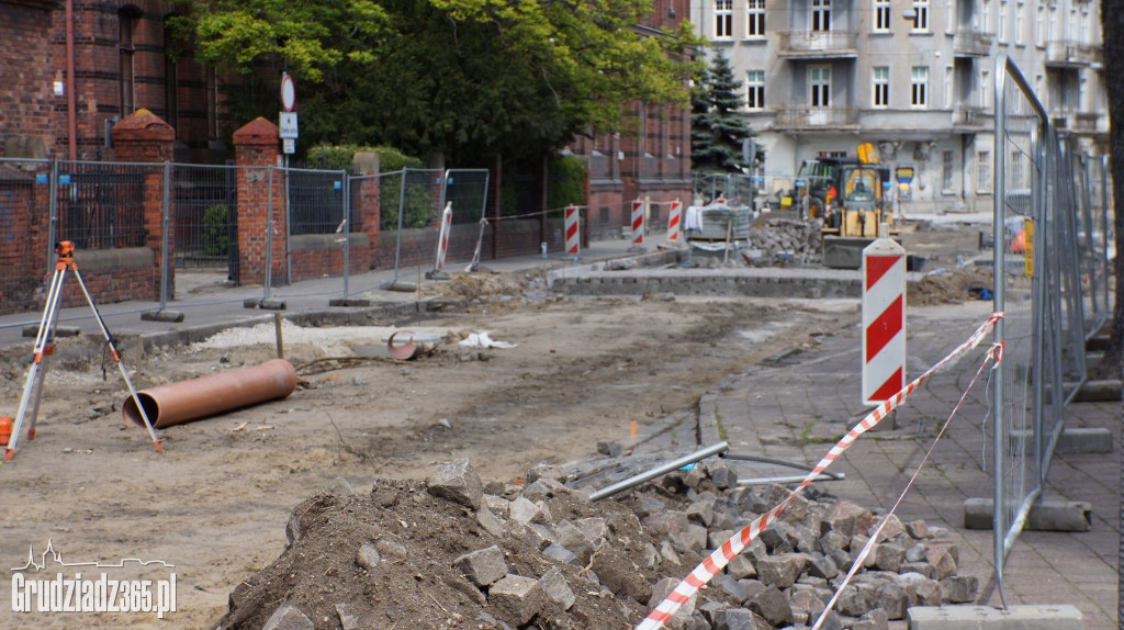 Remont ulicy Sienkiewicza w Grudziądzu