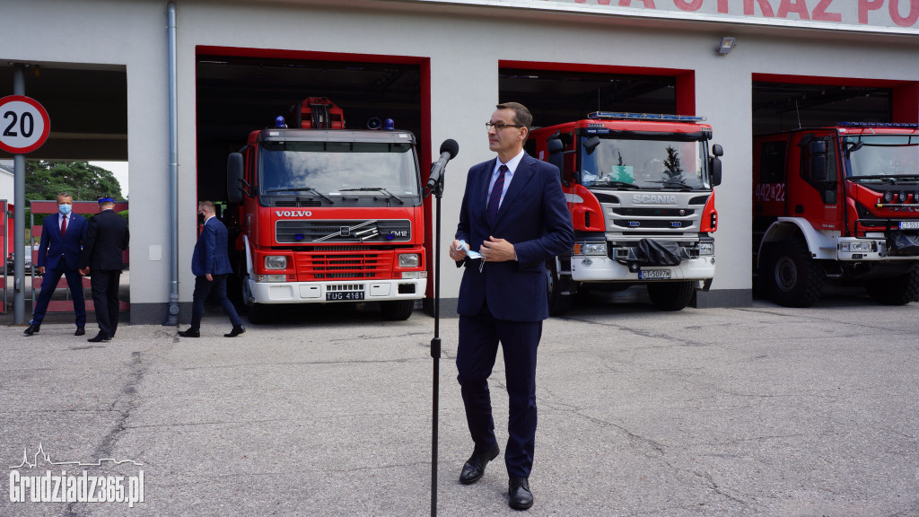 Mateusz Morawiecki z wizytą w Grudziądzu