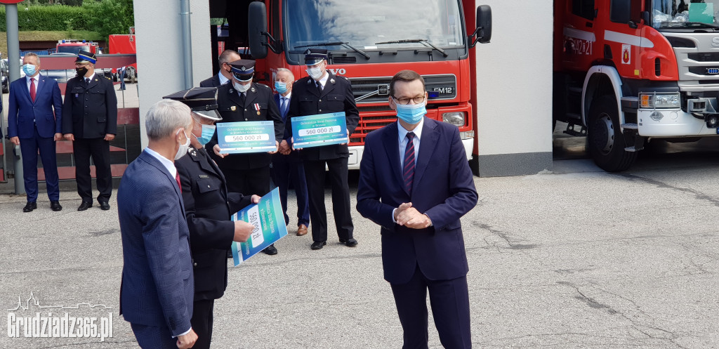 Mateusz Morawiecki z wizytą w Grudziądzu
