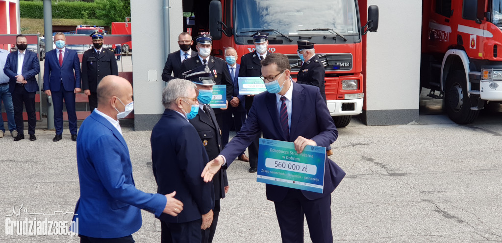 Mateusz Morawiecki z wizytą w Grudziądzu