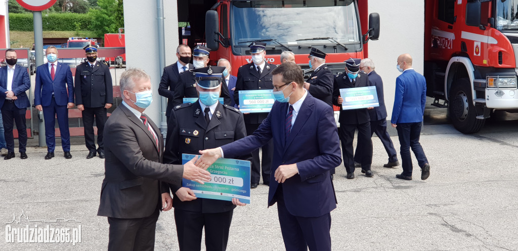 Mateusz Morawiecki z wizytą w Grudziądzu