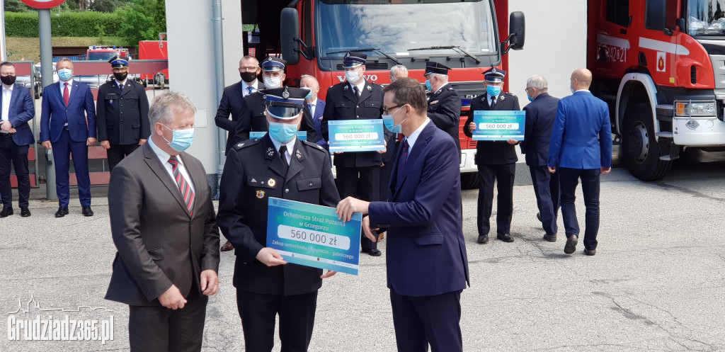 Mateusz Morawiecki z wizytą w Grudziądzu
