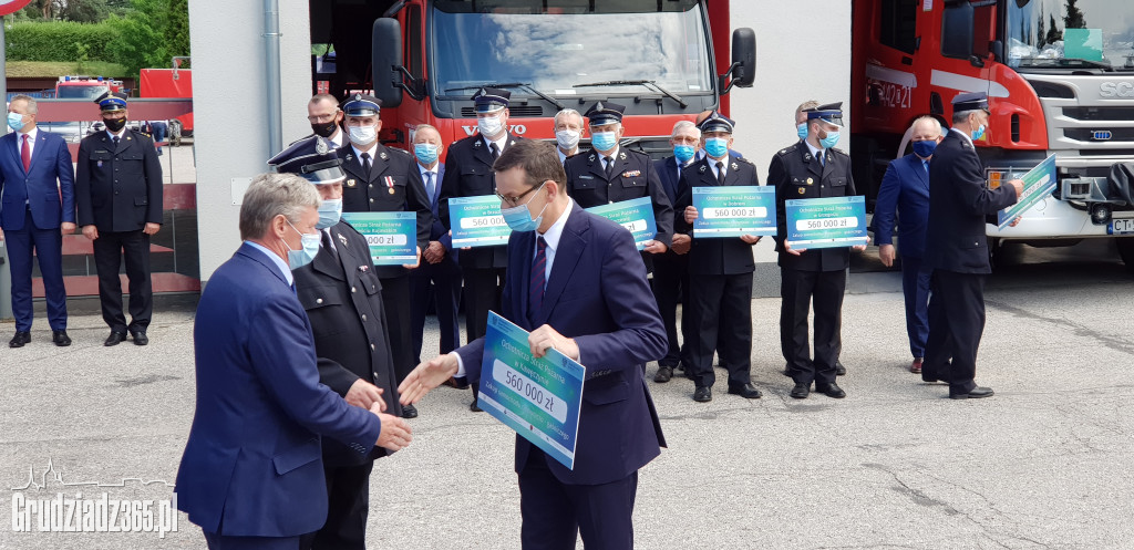 Mateusz Morawiecki z wizytą w Grudziądzu