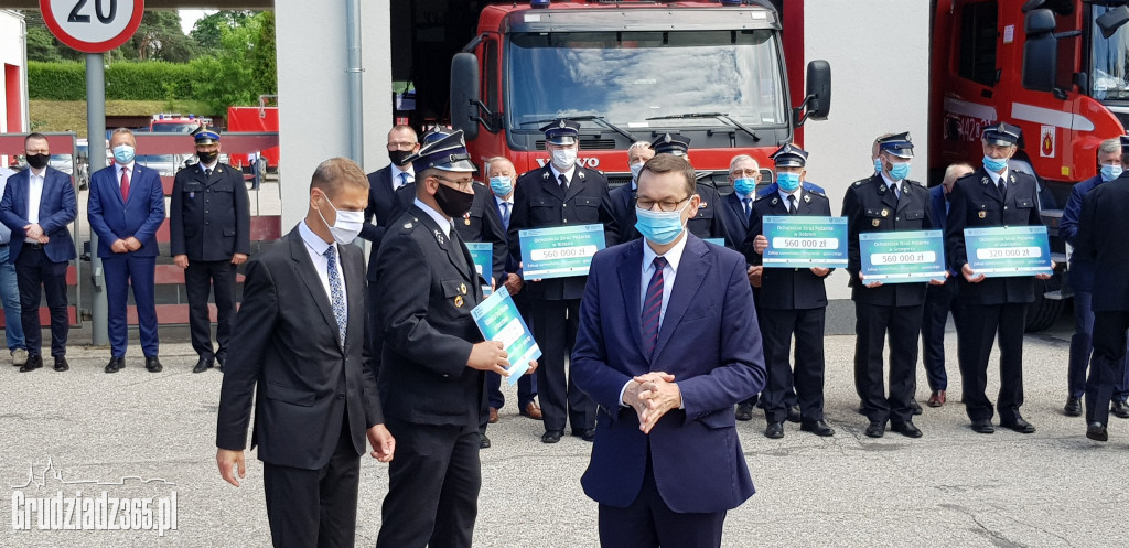 Mateusz Morawiecki z wizytą w Grudziądzu