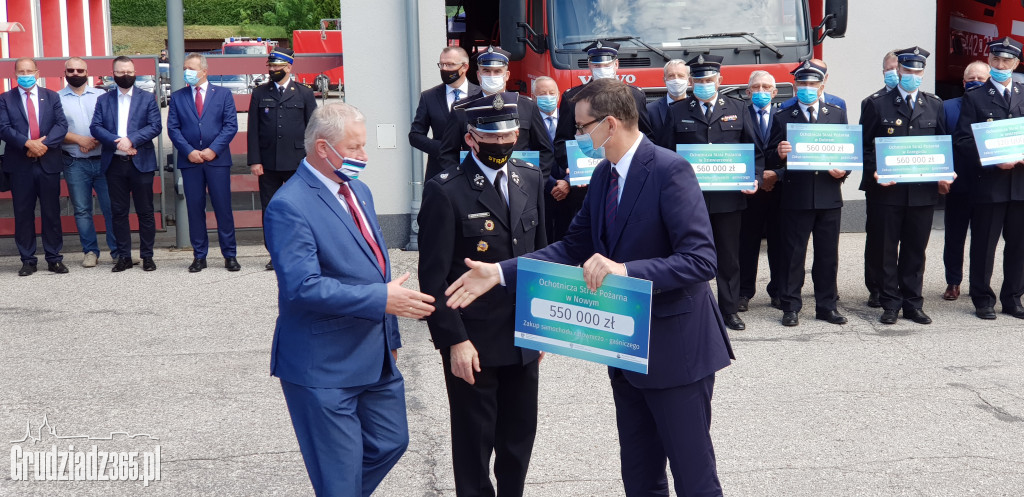 Mateusz Morawiecki z wizytą w Grudziądzu