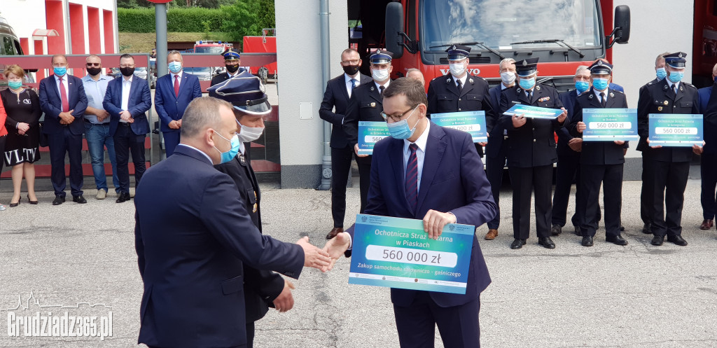 Mateusz Morawiecki z wizytą w Grudziądzu