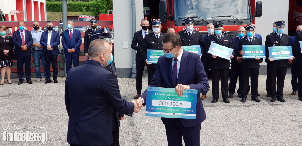 Mateusz Morawiecki z wizytą w Grudziądzu