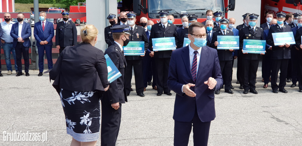 Mateusz Morawiecki z wizytą w Grudziądzu