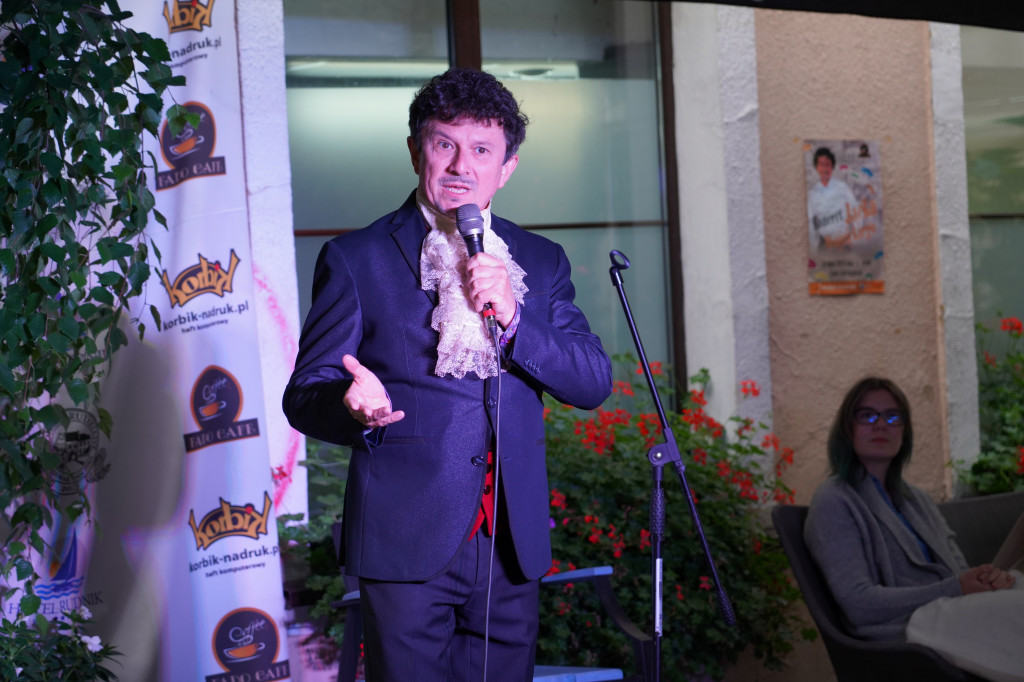 Jacek Wójcicki w Fado Cafe w Grudziądzu