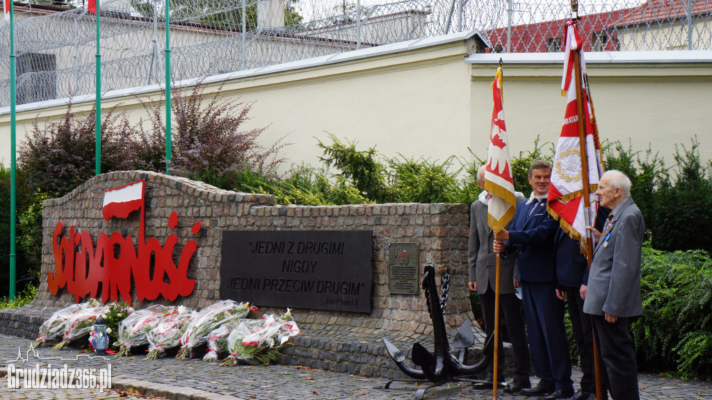 Grudziądzka Solidarności upamiętniła 40. rocznicą powstania NSZZ Solidarność