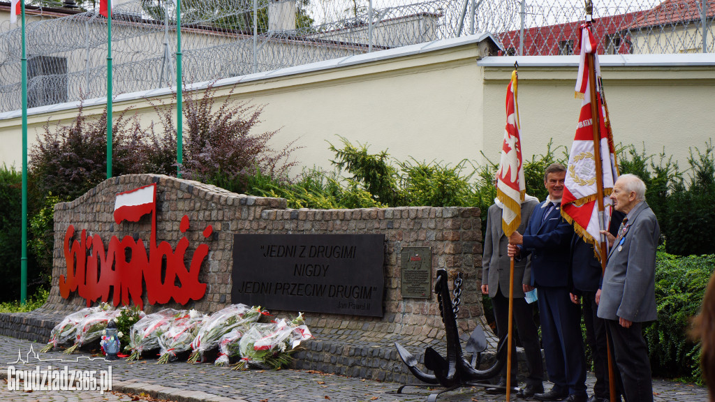 Grudziądzka Solidarności upamiętniła 40. rocznicą powstania NSZZ Solidarność
