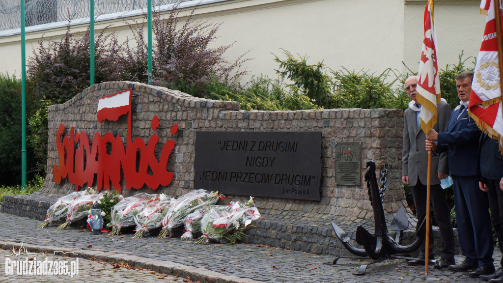Grudziądzka Solidarności upamiętniła 40. rocznicą powstania NSZZ Solidarność