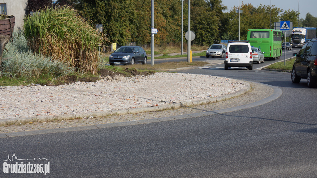 Przebudowa rond dla transportu elementów turbin wiatrowych