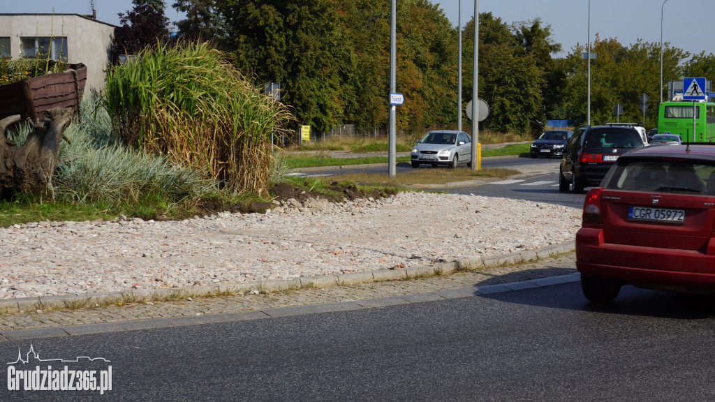 Przebudowa rond dla transportu elementów turbin wiatrowych