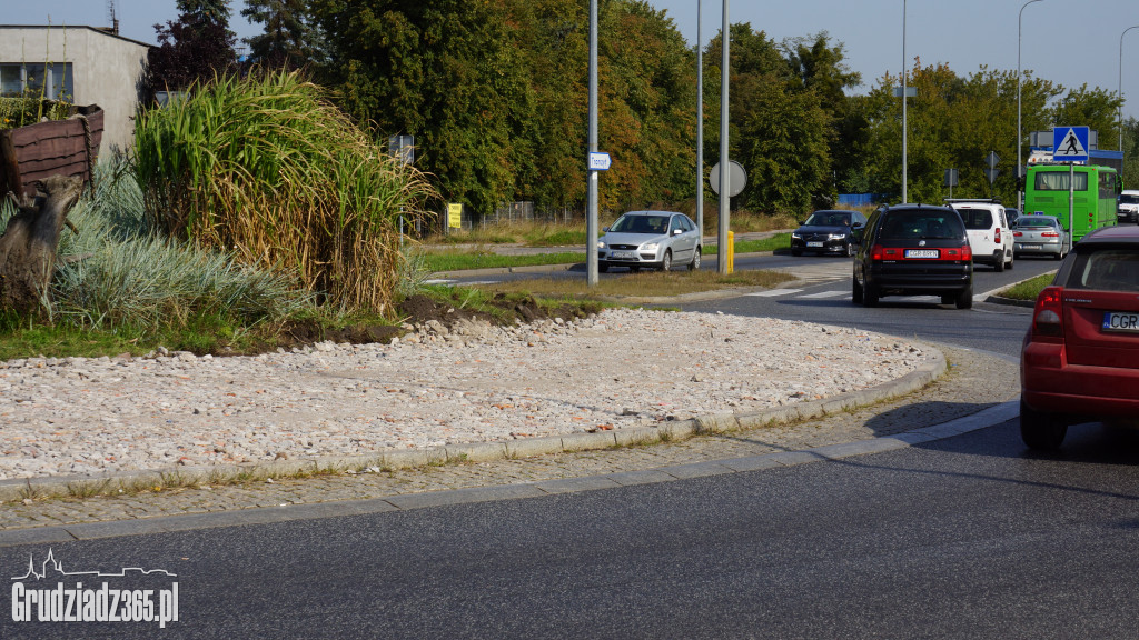 Przebudowa rond dla transportu elementów turbin wiatrowych
