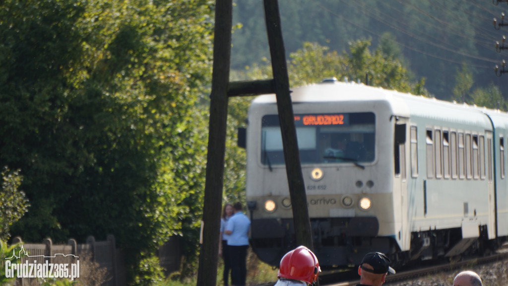 Pociąg przejechał nad mężczyzną leżącym na torach