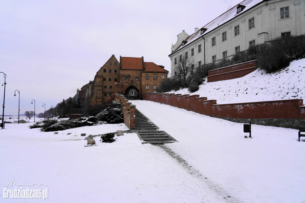 Mroźna niedziela w Grudziądzu