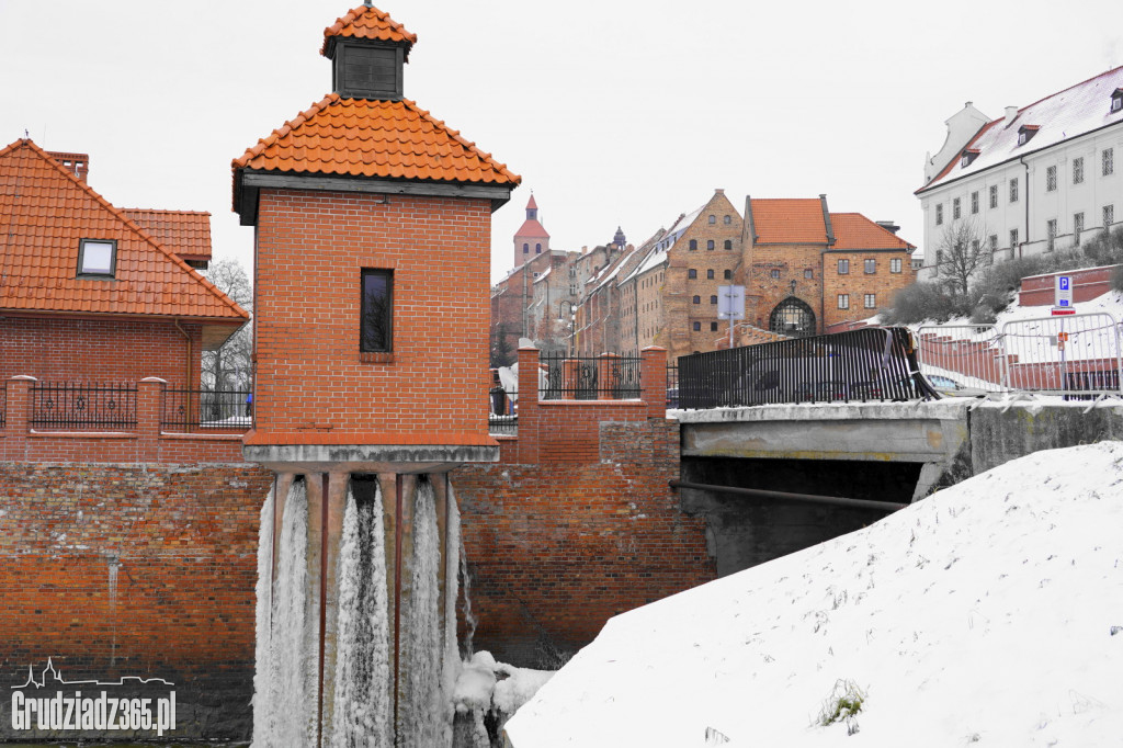 Mroźna niedziela w Grudziądzu