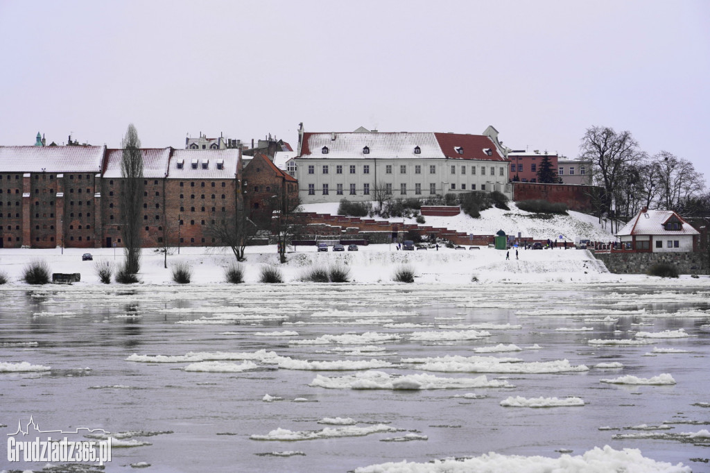 Mroźna niedziela w Grudziądzu