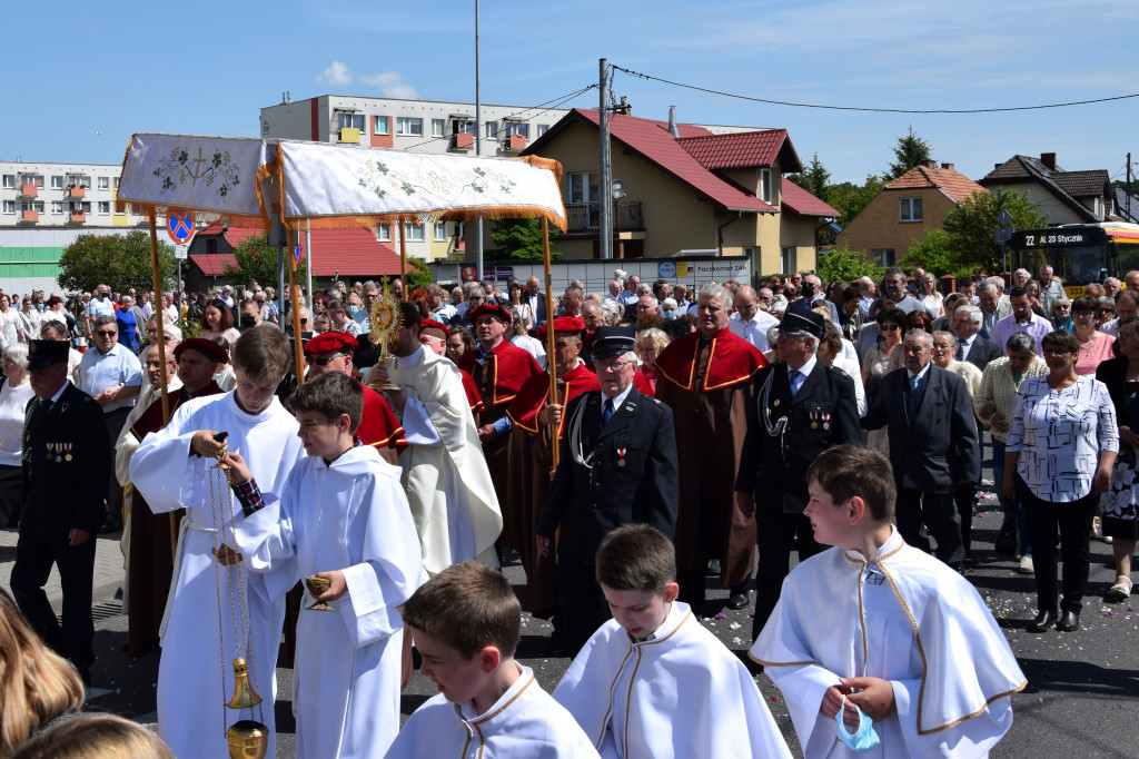 Procesje Bożego Ciała na os. Mniszek i Strzemięcin w Grudziądzu