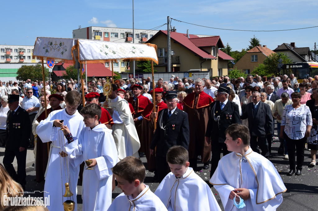 Procesje Bożego Ciała na os. Mniszek i Strzemięcin w Grudziądzu