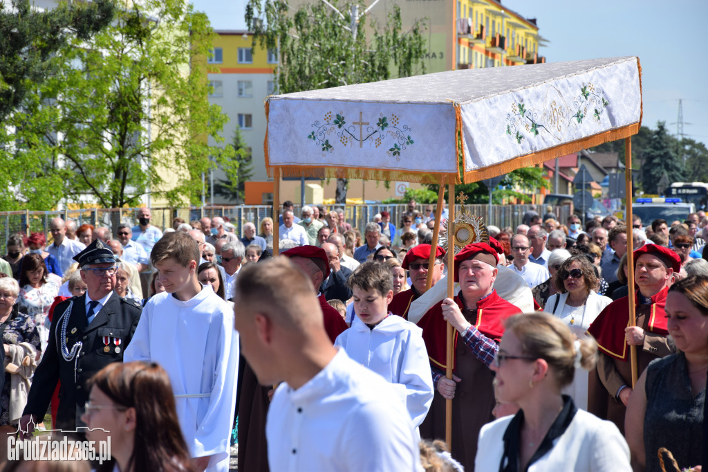 Procesje Bożego Ciała na os. Mniszek i Strzemięcin w Grudziądzu