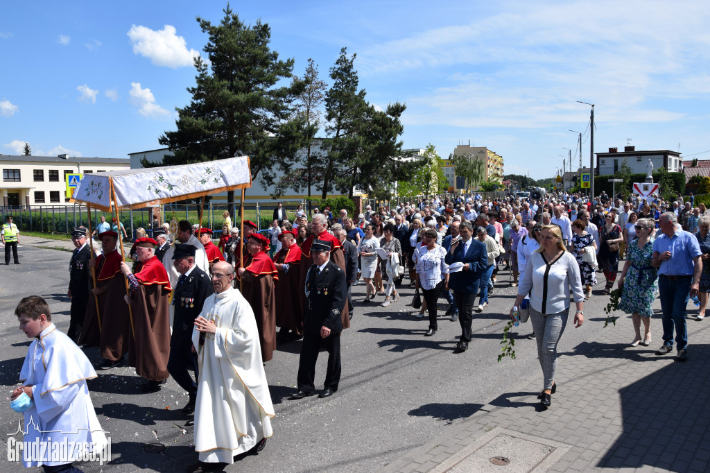Procesje Bożego Ciała na os. Mniszek i Strzemięcin w Grudziądzu