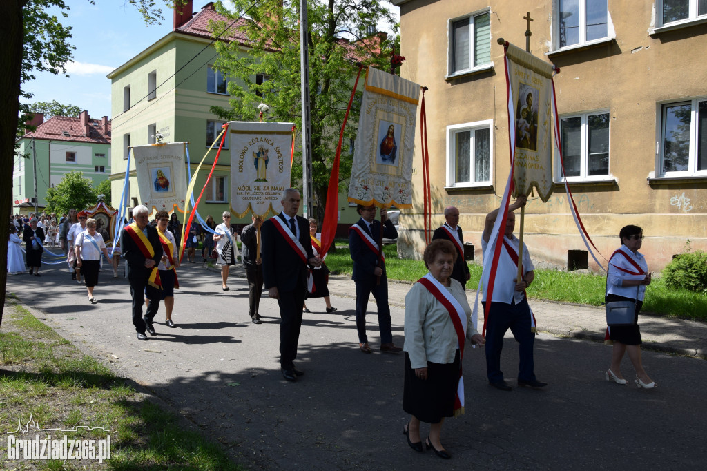 Procesje Bożego Ciała na os. Mniszek i Strzemięcin w Grudziądzu