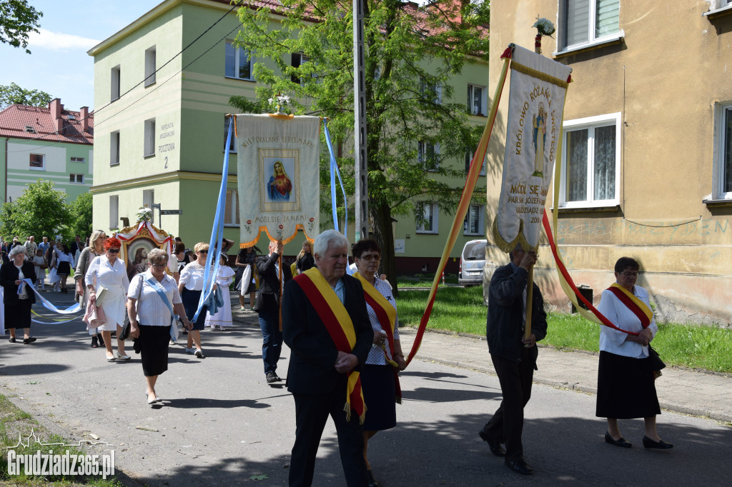 Procesje Bożego Ciała na os. Mniszek i Strzemięcin w Grudziądzu