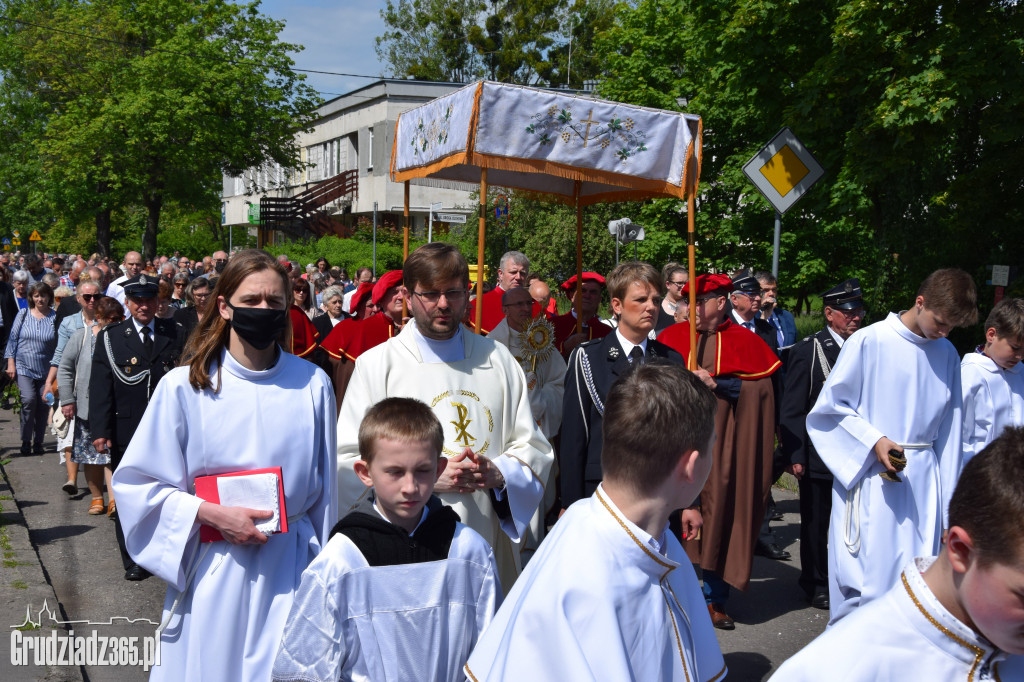 Procesje Bożego Ciała na os. Mniszek i Strzemięcin w Grudziądzu