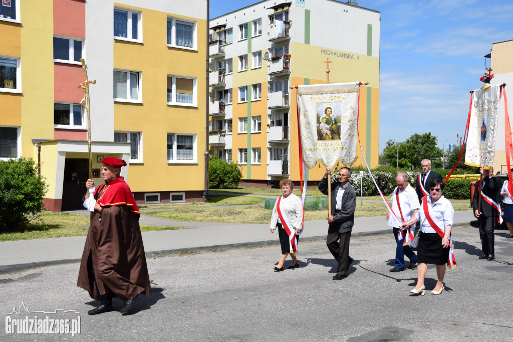 Procesje Bożego Ciała na os. Mniszek i Strzemięcin w Grudziądzu