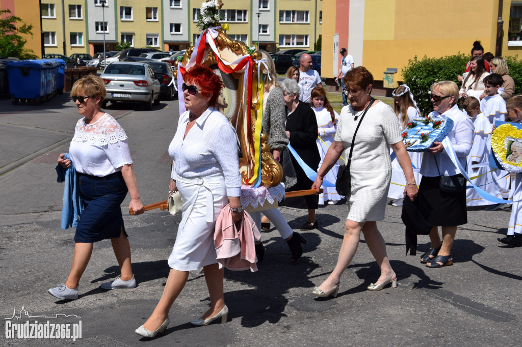 Procesje Bożego Ciała na os. Mniszek i Strzemięcin w Grudziądzu
