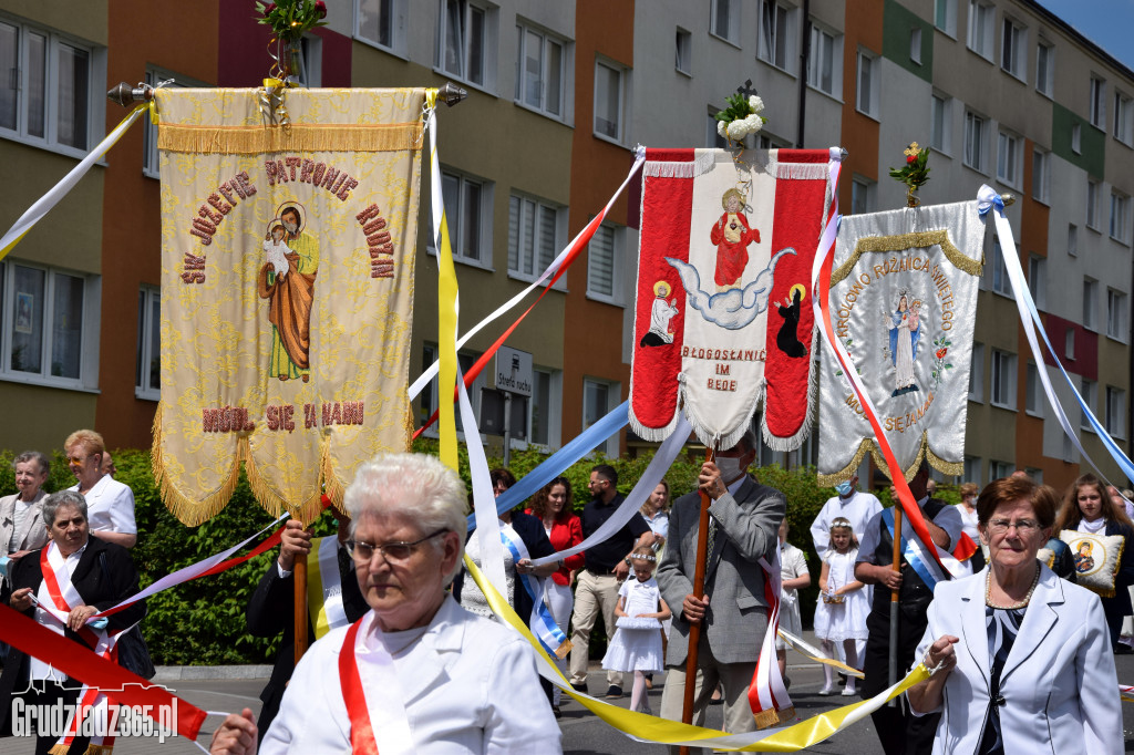 Procesje Bożego Ciała na os. Mniszek i Strzemięcin w Grudziądzu