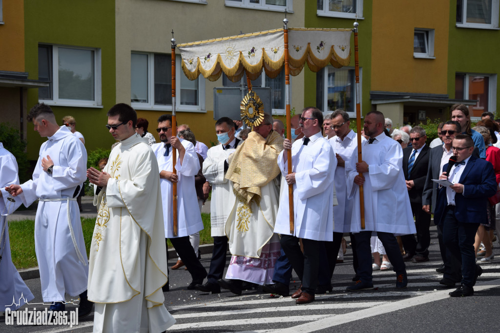 Procesje Bożego Ciała na os. Mniszek i Strzemięcin w Grudziądzu