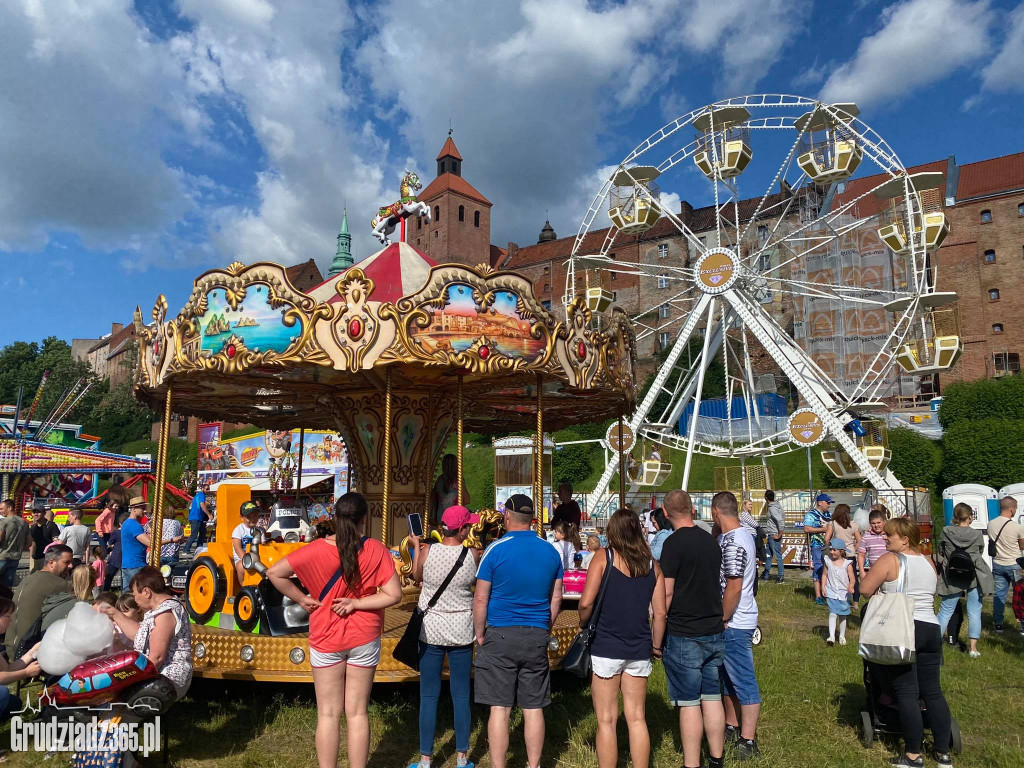 Lunapark Mega z Młynem Widokowym w Grudziądzu