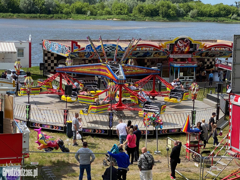 Lunapark Mega z Młynem Widokowym w Grudziądzu