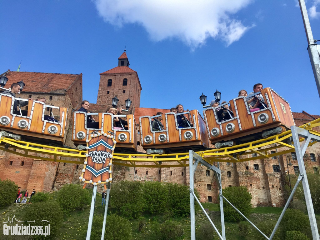 Lunapark Mega z Młynem Widokowym w Grudziądzu