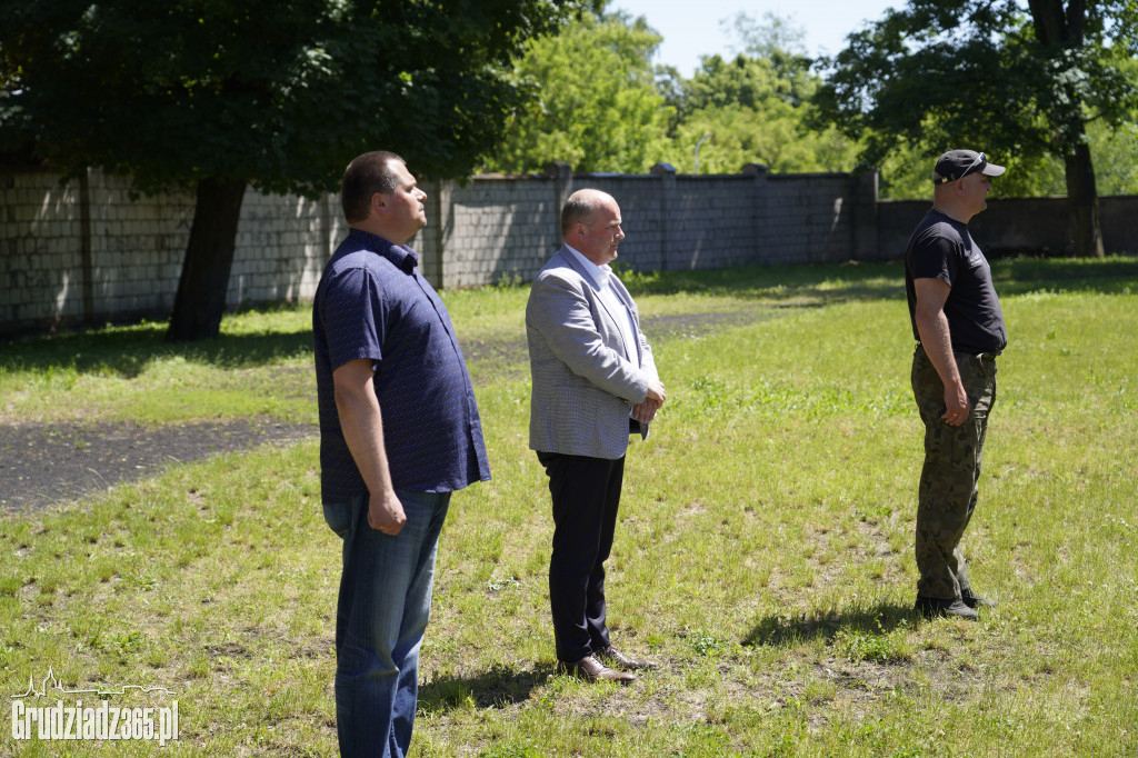 Prezydent Grudziądza spotkał się z uczniami klas mudurowych III LO