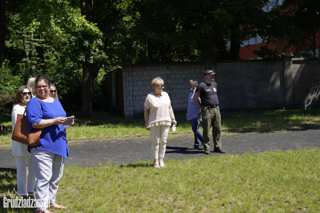 Prezydent Grudziądza spotkał się z uczniami klas mudurowych III LO