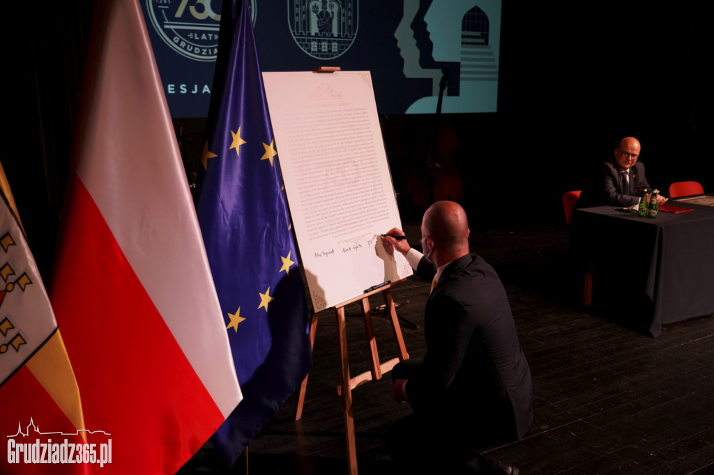 Uroczysta sesja Rady Miejskiej z okazji 730. Rocznicy Urodzin Grudziądza