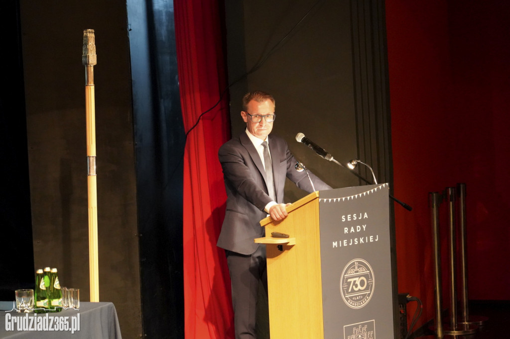 Uroczysta sesja Rady Miejskiej z okazji 730. Rocznicy Urodzin Grudziądza