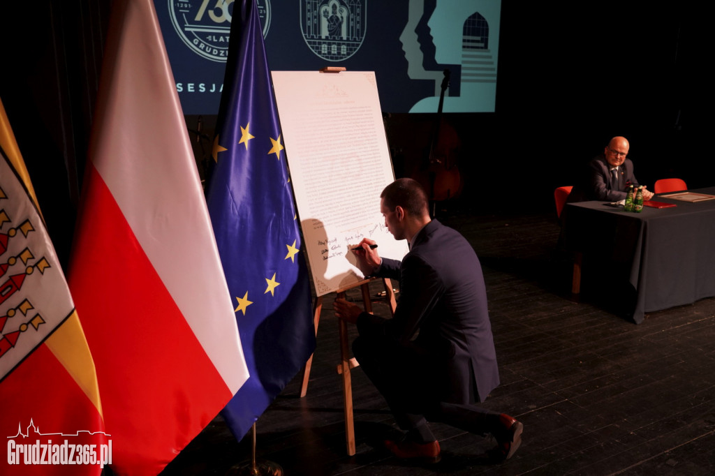 Uroczysta sesja Rady Miejskiej z okazji 730. Rocznicy Urodzin Grudziądza