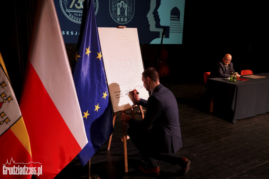 Uroczysta sesja Rady Miejskiej z okazji 730. Rocznicy Urodzin Grudziądza